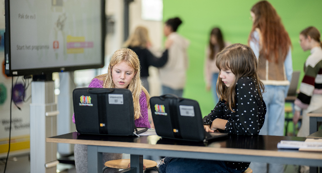 Greenscreen in de klas
